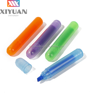 XY Seis Colores Lindo Mini Resaltador Oblicuo Cabeza Oficina Resaltador - Product Image 4