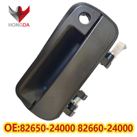 Poignée de porte extérieure avant arrière pour Hyundai Excel 1990-2004 Noir 82650-24000 82660-24000