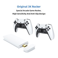 Console de jeu rétro M15 4K, deux manettes sans fil 2.4G, 128 Go, prise en charge de plusieurs émulateurs de jeux rétro pour la lecture de jeux à domicile