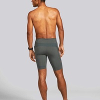 Short de course athlétique pour homme, 2-en-1, à compression longue 7 pouces, avec effet froncé aux fesses, motif camouflage, pour fitness et entraînement sportif