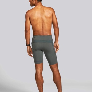 Short de course athlétique pour homme, 2-en-1, à compression longue 7 pouces, avec effet froncé aux fesses, motif camouflage, pour fitness et entraînement sportif - Product Image 5