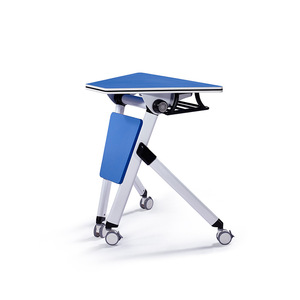 Starlight Smart Classroom Combination Desks And Chairs Hexagonal Table With <b>Wheels</b> For Training And Tutoring Use - Product Image 4
