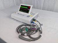 BesClaireMed BCM-L8V Système de surveillance cardiaque fœtale portable de classe II pour vétérinaires, Doppler fœtal, machine CTG électrique en plastique durable