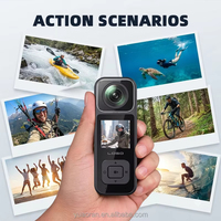 Caméra d'action Q2 4K 2K double enregistrement, EIS 6 axes, écran tactile IPS 1,8 pouces, double objectif grand angle 130°, 2000 mAh, WiFi, IP68, vente en gros