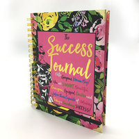 Journal en spirale en or Objectif hebdomadaire L'homme qui réussit Journal Fille Motivation Planificateur Index Cahier