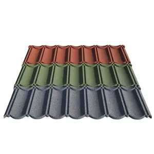 工业设计0.3毫米彩色石材涂层金属屋面瓦来自中国供应商用于房屋屋顶的钢沥青待售