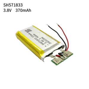 Sản xuất bán Pin chất lượng cao 370mAh <span class=keywords><strong>Lithium</strong></span> <span class=keywords><strong>Ion</strong></span> <span class=keywords><strong>battery3.7v</strong></span> 3.8V Li-Po Pin 571833 sản phẩm điện tử Pin - Product Image 1