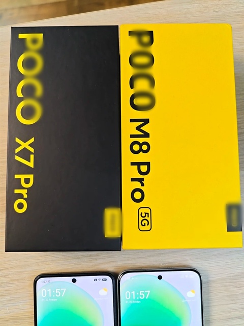 2026 Hot Seller POCO M8 Pro 5G - Snapdragon 7s Gen 4, 6.83" 1.5K 120Hz AMOLED, 6500mAh Battery, 100W Fast Charge, Global Version