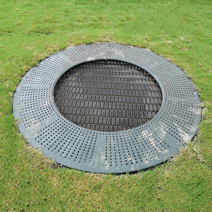 Trẻ em chơi ngoài trời thiết bị sân chơi ngoài trời cao su tráng <span class=keywords><strong>Trampoline</strong></span> cho trẻ em chơi khu vực nhà cung cấp Trung Quốc - Product Image 6