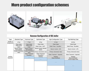 غلاية بخار صناعية أوتوماتيكية تعمل برقائق الخشب، مولد بخار أفقي متعدد الوقود يعمل بحبيبات الخشب، مصنوع من الفولاذ الكربوني - Product Image 3
