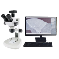 Microscopio de penetración estereoscópico, microscopio especial para inspección de penetración en soldaduras, precisión de medición de software: 0.001 mm
