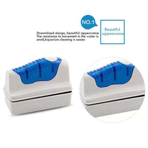 Nouvelle brosse magnétique pour <span class=keywords><strong>aquarium</strong></span>, nettoyage flottant des vitres, grattoir à <span class=keywords><strong>algues</strong></span>, brosse nettoyante - Product Image 6