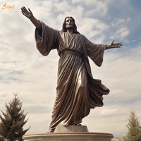 Grand extérieur religieux sainte famille grandeur nature jésus Bronze Statues Christ jésus résurrection laiton Statues Sculpture à vendre