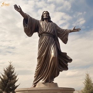 Grande esterno religioso sacra famiglia a grandezza naturale Gesù statue in bronzo Cristo Gesù resurrezione statue in ottone scultura per la vendita - Product Image 5