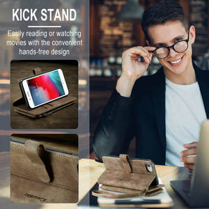 Funda de cuero 3 en 1 para teléfono móvil Nokia G300, carcasa trasera a prueba de golpes para tarjetas de negocios - Product Image 5