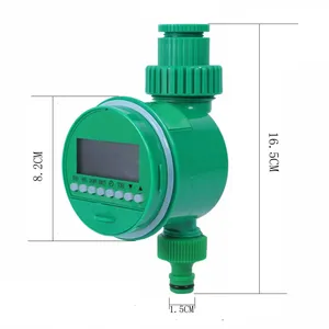 Dispositivo de <span class=keywords><strong>control</strong></span> de agua con pantalla LCD Temporizador de <span class=keywords><strong>riego</strong></span> de plantas Automático al aire libre Durable Verde Portátil Inteligente para invernadero - Product Image 6