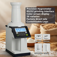 ZESHUN PM-450 Pengukur Kadar Air Biji-bijian Digital 56 Jenis Layar LCD 1-40% Akurasi 0,5% untuk Gandum/Jagung/Bibit Sayuran RS232