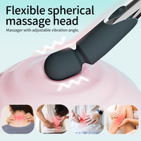 OEM/ODM Neuerscheinung AA35 Mini Wiederaufladbarer Massagestab mit IPX6 Wasserdicht 7 Frequenzen & Starke Vibration für den Ganzen Körper