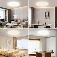 Le panneau d'intérieur monté par surface ronde d'IP54 18W 24W 32W 40W 50W 70W a mené des plafonniers pour le salon
