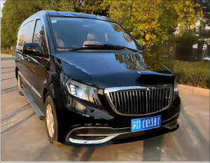 Kit Carrozzeria per Mercedes Benz Classe V <span class=keywords><strong>Vito</strong></span> 2006-2015 <span class=keywords><strong>W639</strong></span>, Conversione al Modello GLS Maybach con Fari LED, Paraurti Anteriore, Griglia, Cofano e Parafango - Product Image 4