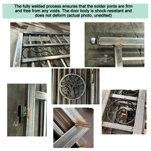 ซัพพลายเออร์ยอดนิยม รับผลิตตามสั่ง <span class=keywords><strong>ประตู</strong></span>เหล็กดัดแบบยุโรปสำหรับทางเข้าด้านหน้า - <span class=keywords><strong>ประตู</strong></span>รักษาความปลอดภัยที่ทนทานสำหรับที่อยู่อาศัยและเชิงพาณิชย์ - Product Image 5