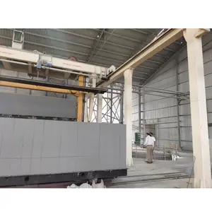 50000m3 cutting machinery brick plant lightweight ALC AAC autoclaved aerated concrete AaC block making machine