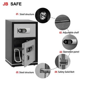 CEU 및 LCD 디스플레이가있는 스틸 비밀 예금 보안 미니 전자 디지털 룸 노트북 24 호텔 금고 보관함 - Product Image 6