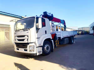 מוצר חדש 7טון <span class=keywords><strong>8ton</strong></span> 10ton הידראולי טלסקופי בום רכוב מנוף 1 סוזו גיגה 4 x2 משאית מטען עם מנוף - Product Image 2