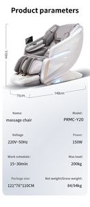 Premium 4D Plus Ganzkörper-Massagesessel mit Schwerelosigkeitsfunktion, Heizung, Rücken- und Fußrollen, Hand- und Arm-Massagegerät vom Chinesischen Hersteller - Product Image 6