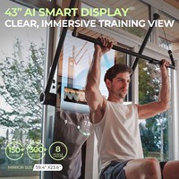 IMBODY POWER Q Gym Fitness Ensemble Miroir Intelligent Multi Gym Machine Équipement De Musculation Entraîneur À Domicile Plancher Debout Carbone