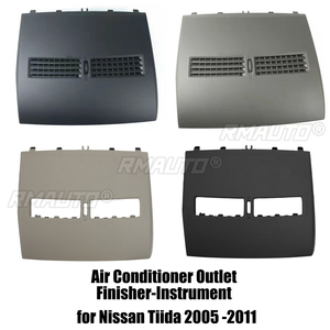 Finition de sortie de climatiseur de voiture - Plaque d'instrument pour Nissan Tiida 2005 2006 2007 2008 2009 2010 2011 - Grilles d'aération A/C - Product Image 2