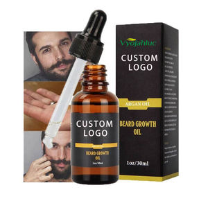 Fábrica Natural Herbal Orgânica Beard Care <span class=keywords><strong>Oil</strong></span> com Vitamina C & Sementes Hidratante Forte Espera Texturizando O Óleo De Crescimento Da Barba - Product Image 1