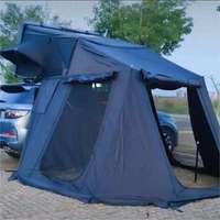 4 personas aluminio Clamshell carcasa dura techo superior tienda coche Hardshell tienda en la azotea RTT para 4x4 Offroad Camping