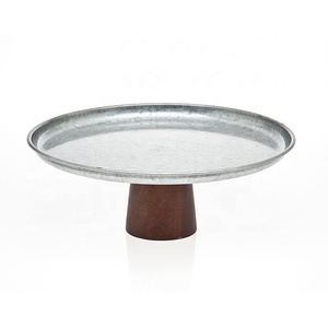Best Quality Galvanized Single <b>Tier</b> Dessert <b>Stand</b> / <b>Cake</b> Platter Kitchen Accessories Tools <b>Cake</b> <b>Stand</b> Decorating Supplies - Product Image 1