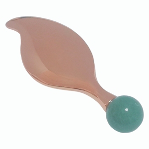 หยกเขียวธรรมชาติ หยกอเวนเจอรีนทรงกลม สำหรับนวดใต้ตา ลดอาการบวม - Product Image 6