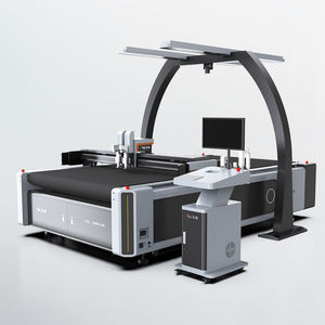 Macchina per il taglio tessile in pelle CNC per abbigliamento in tessuto di abbigliamento con alimentazione automatica AOL Flatbed Digital Cutter - Product Image 5