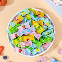 Caramelos Duros Sin Azúcar con Vitamina C, Surtidos con 18 Sabores de Frutas, Envueltos Individualmente, Dulces Refrescantes para el Aliento, Personalizables