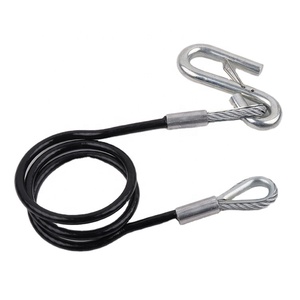 Fabrication professionnelle de joint EN U noir vinyle enduit <span class=keywords><strong>remorque</strong></span> câbles de <span class=keywords><strong>sécurité</strong></span> - Product Image 2