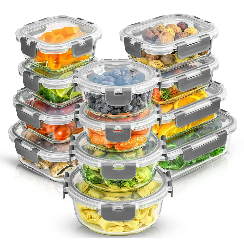 Welcome Custom Food container glass storage