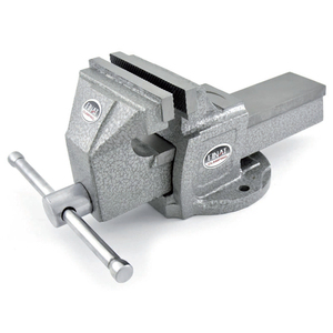 Tornillo de Banco de acero Finat MOE, mordaza de 125mm, apertura de 140mm - Product Image 1