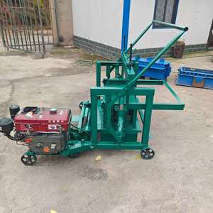 Diesel di động hiệu quả rắn rỗng gạch Maker di động rỗng khối máy làm cho xi măng gạch thô dây chuyền sản xuất - Product Image 5