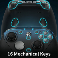 Manette de jeu Gamesir G7 Pro 8K avec moteur à double vibration six axes et joystick TMR pour PC, iOS, Android, Switch