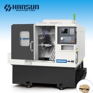 เครื่องกลึงซีเอ็นซีแนวนอน 3 แกน Hansun HS-6Y ความแม่นยำสูง แกนหมุนเดี่ยว สำหรับงานขนาดกลาง แบบเตียงเอียง คุณภาพสูง - Product Image 3