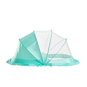 ZGBROTHERS Moustiquaires pliables personnalisées en bambou et bois pour bébés, nourrissons et enfants avec couverture anti-moustiques, yourte 128x65x50CM - Product Image 3