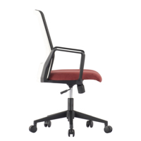 Chaise de bureau ergonomique mobile en maille réglable, moderne et personnalisable pour visiteurs - Vente en gros