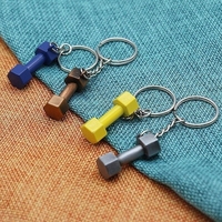 Paire d'haltères réglables Powerblock professionnelles pour la gym, personnalisables, design professionnel, DIY, porte-clés en métal, porte-clés de gym design, porte-clés de mode