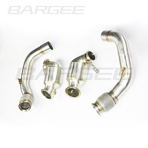 Usine Bargee <span class=keywords><strong>Megna</strong></span> Flow 3 "SS304 tuyaux d'échappement pour BMW S63 4.4T 2020-UP F95 F96 X5M X6M Performance tuyaux de descente d'échappement - Product Image 4