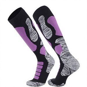Chaussettes en coton de haute qualité SASPORTS LEAGUE, logo personnalisé sur le dessous, yoga, absorbantes, décoration nœud, hiver, femme - Product Image 5
