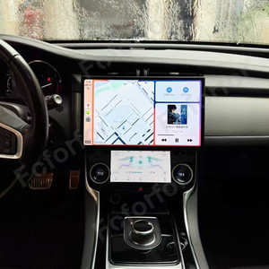 Foforfor 13.3inch Android13 Touch Screen Car Radio GPS Navigation AC <strong>Panel</strong> for Jaguar XF 2015-2019 with Carplay Android Auto - Product Image 5