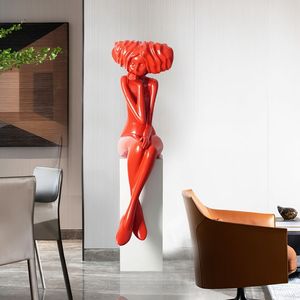 Escultura de Fibra de Vidrio Personalizada para Interiores, Escultura de Animales de Dibujos Animados para Centros Comerciales, Decoración de Paisajes - Product Image 3